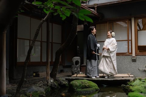 家族でゆったり過ごす和の結婚式