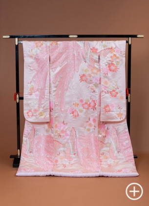 A-CP 色打掛 ピンク 鳳凰桜文